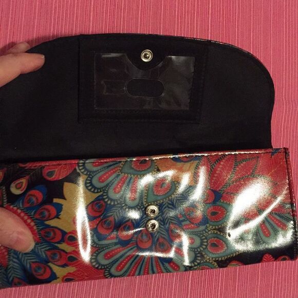 Bohemian wristlet floral 9x4” vinyl - Picture 3 of 5
